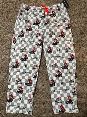 Mario Kart “Since 92” Adult Pajamas Pants Sleepwear Size XL